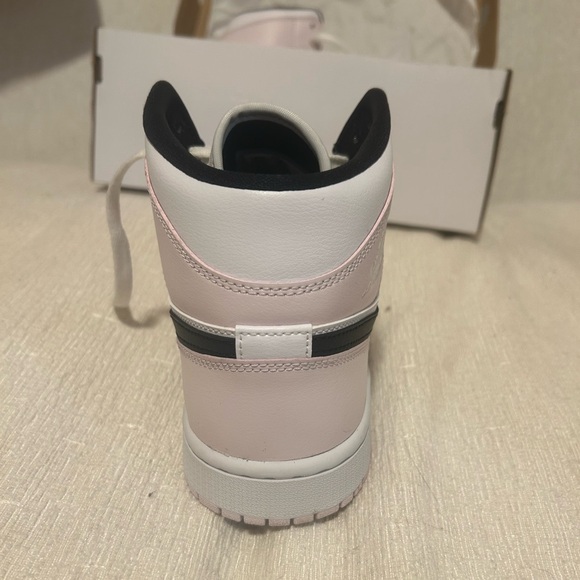 Women’s Nike Air Jordans 1 Mid - Barely Rose - Picture 9 of 13